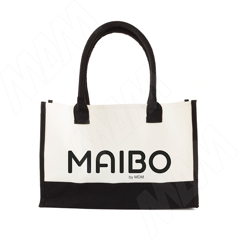 Фирменная сумка MAIBO, черно-белый, 430х300х180 мм (Ф СУМКА MAIBO)