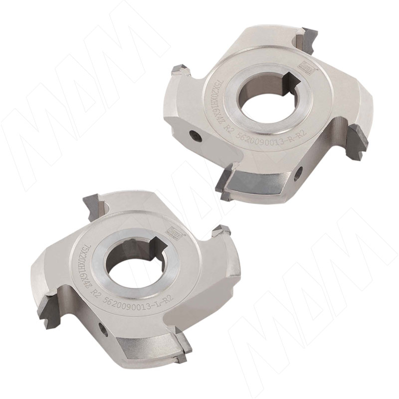 Фреза для снятия свесов D75xd20xh16 4Z R2 RH/LH (компл. 2 шт.) (5620090013-R/L-R2)