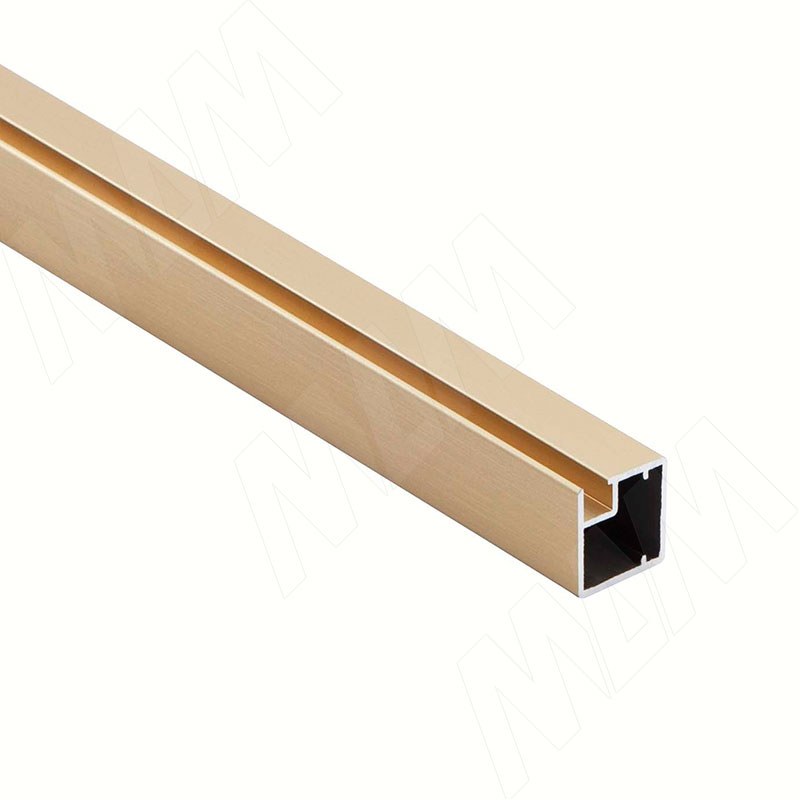 INTEGRO Профиль рамочный узкий, 19х20х19, золото брашированное (анод), L-6000 (IN05117A)