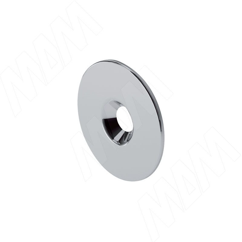K-PUSH TECH ответная планка круглая под саморез, никель (4523 880)