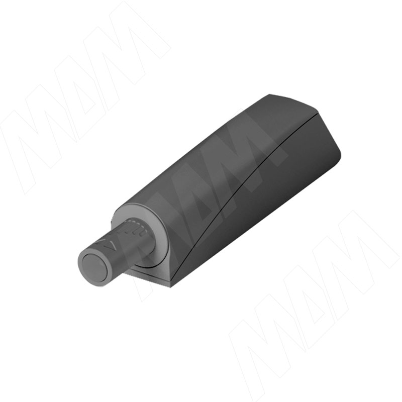 K-PUSH TECH толкатель 14 мм накладной с демпфером, антрацит (57002040EE SET)