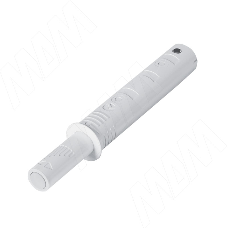 K-PUSH TECH толкатель 20 мм врезной с рез. демпфером, белый (57004040AB)
