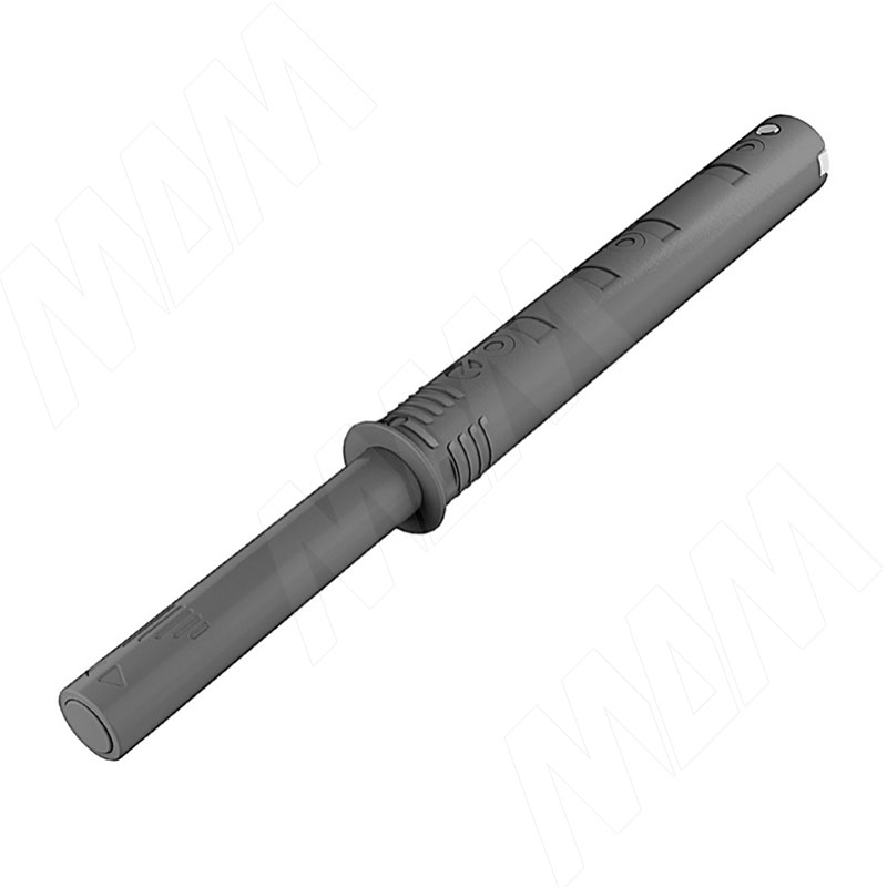 K-PUSH TECH толкатель 37 мм врезной с рез. демпфером, антрацит (57008040EE)
