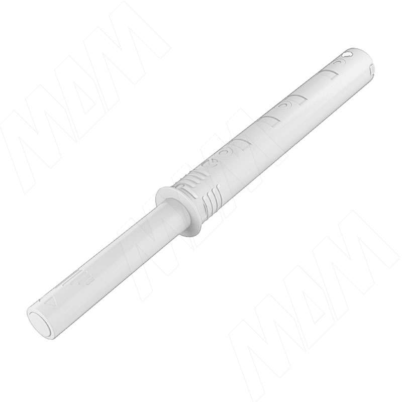 K-PUSH TECH толкатель 37 мм врезной с рез. демпфером, белый (57008040AB)