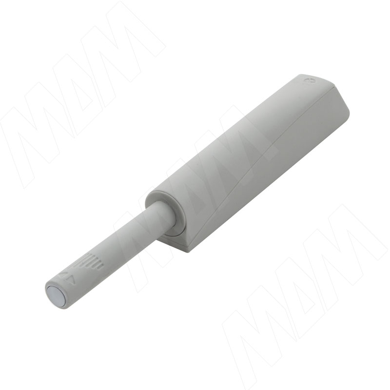K-PUSH TECH толкатель с демпфером 37 мм, накладной линейный, серый (57008040IJ SET)