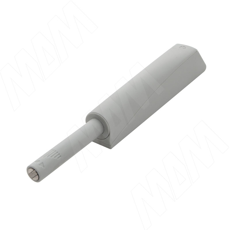 K-PUSH TECH толкатель с магнитом 37 мм, накладной линейный, серый (57008020IJ SET)
