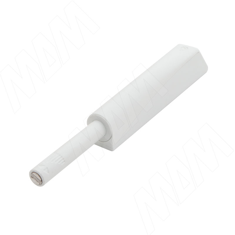 K-PUSH TECH толкатель с магнитом 37 мм усиленный, накладной линейный, белый (57008060AB SET)