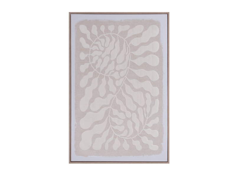 Картина Флорал Узоры Бежевый 80x120