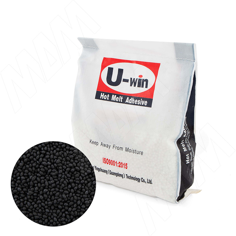 Клей U-win T-7641 black EVA высокотемпературный, черный, 2 кг (T-7641B-2)