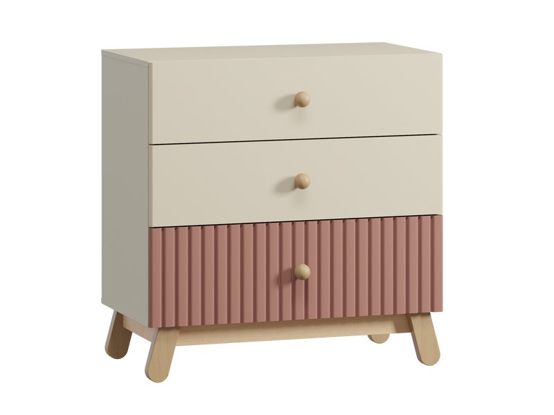 Комод детский Финни 85x86 Розовый