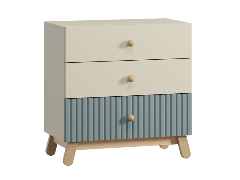 Комод детский Финни 85x86 Серо-зеленый