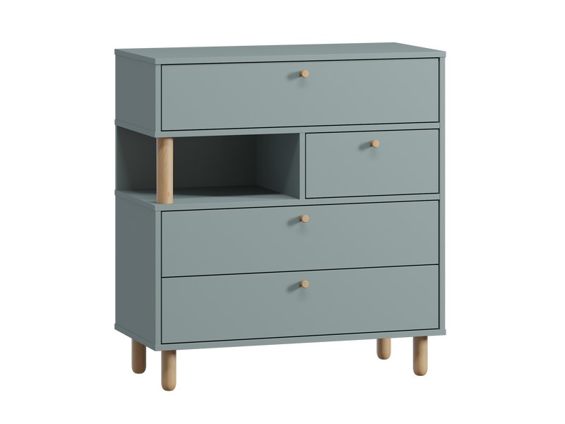 Комод Дикинс 85x92 Серо-зеленый