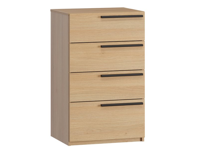 Комод Кимбол 55x90 Дуб Барбера/Черный