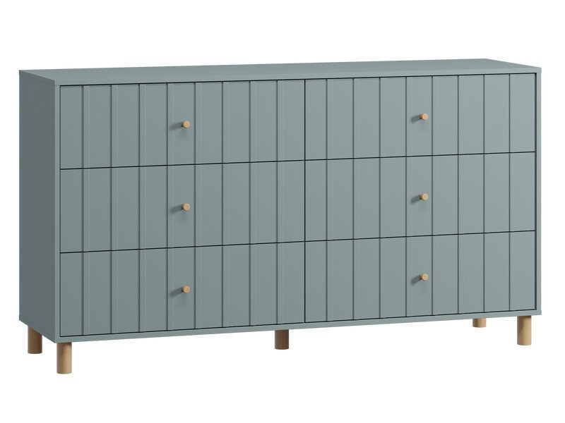 Комод Моррис 163x90 Серо-зеленый