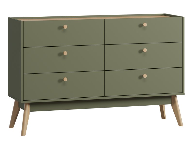 Комод Торвалль 134x87 Оливковый