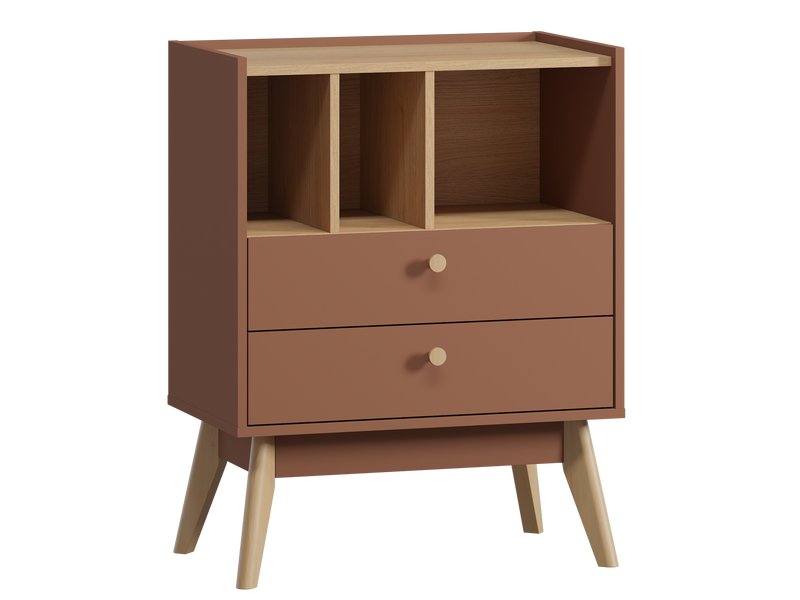 Комод Торвалль 2-68x87 Терракотовый