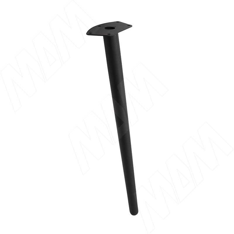 КОНУС Опора для стола конусная, 123х430 мм, черный матовый, CONE (CON123x430 BLC)