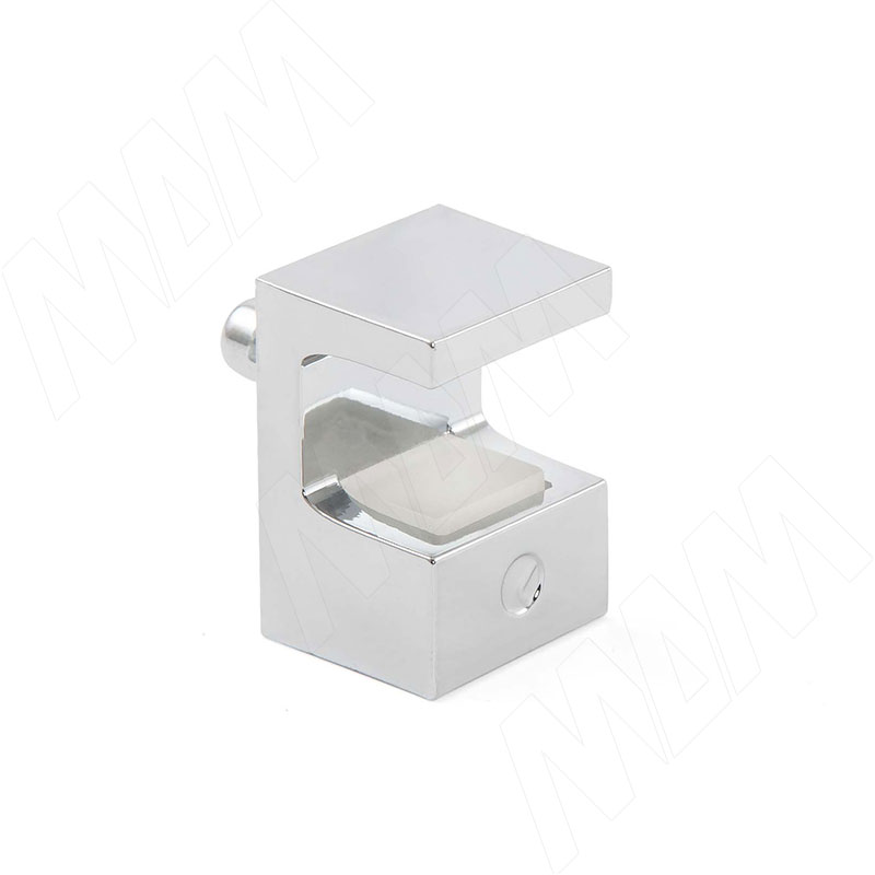 KRISTAL Полкодержатель для стеклянных полок толщиной 8 мм, со штоком, хром (1 61140 40 KB)