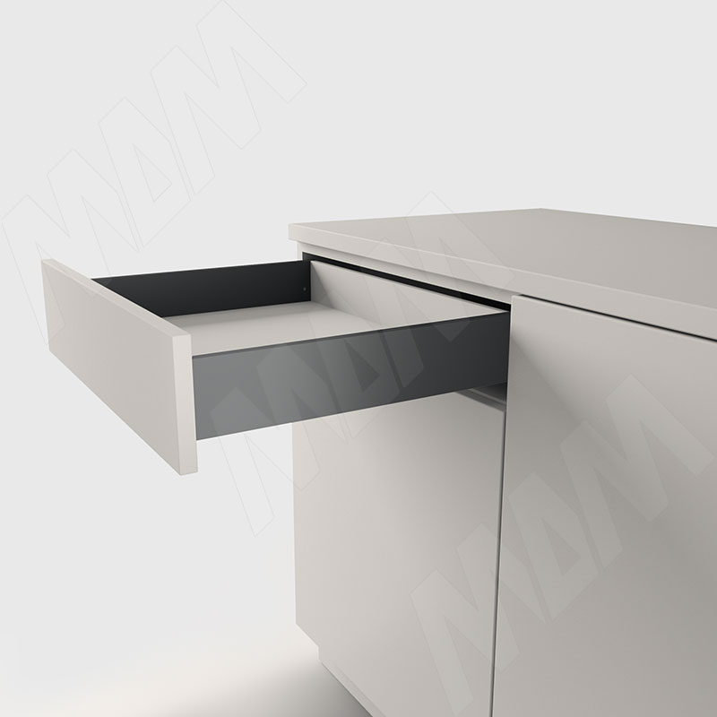 ЛС БОКС Комплект ящика 450 мм, Н88, с толкателем, черный, LS BOX (LT88450BL)