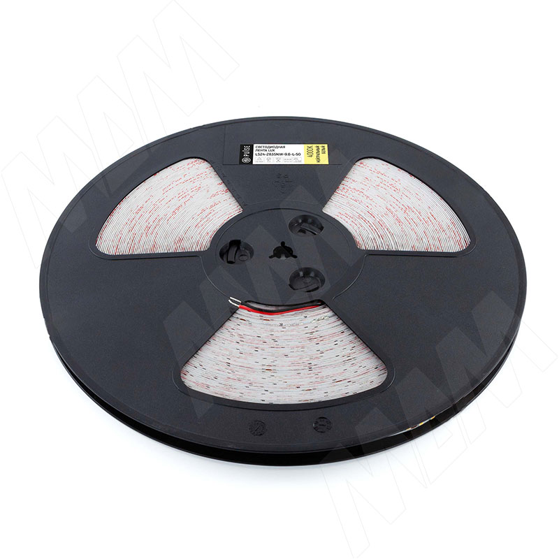 LUX Светодиодная лента 2835/120, 24V, 50 м, CRI 90, нейтральный белый 4000К, IP20, 9.6W/1м (LS24-2835NW-9.6-L-50)