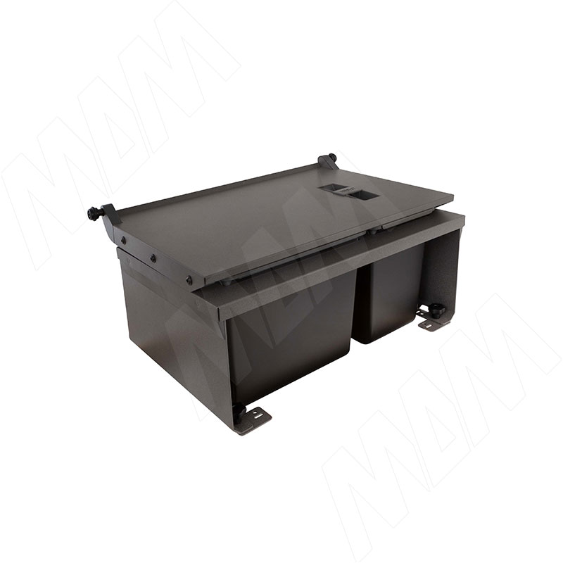 MOVEBIN M60A Система сортировки и хранения, 2 емкости (16,5л+10л), установка в ящик, авт.крышка. (MVB060AGM)