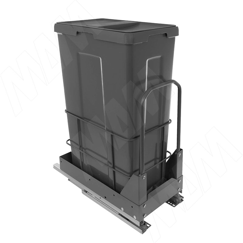 MOVEBOX F30 Система сортировки и хранения, платформа, 1 емкость (1x35), полн.выдв., плавн.закр., графит (WRB301-35DGPFS)