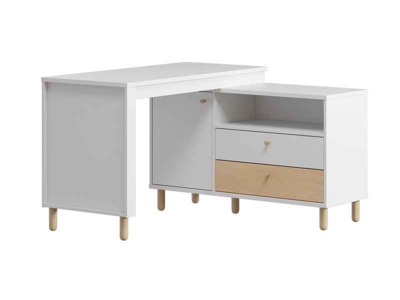 Письменный стол Дикинс 118x120 Белый