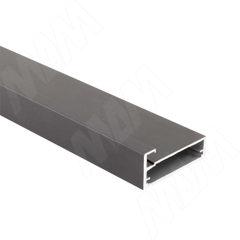 PRIME Профиль рамочный широкий, 50х20х8, графит (краска), L-3000 (FP00297GP-S3)
