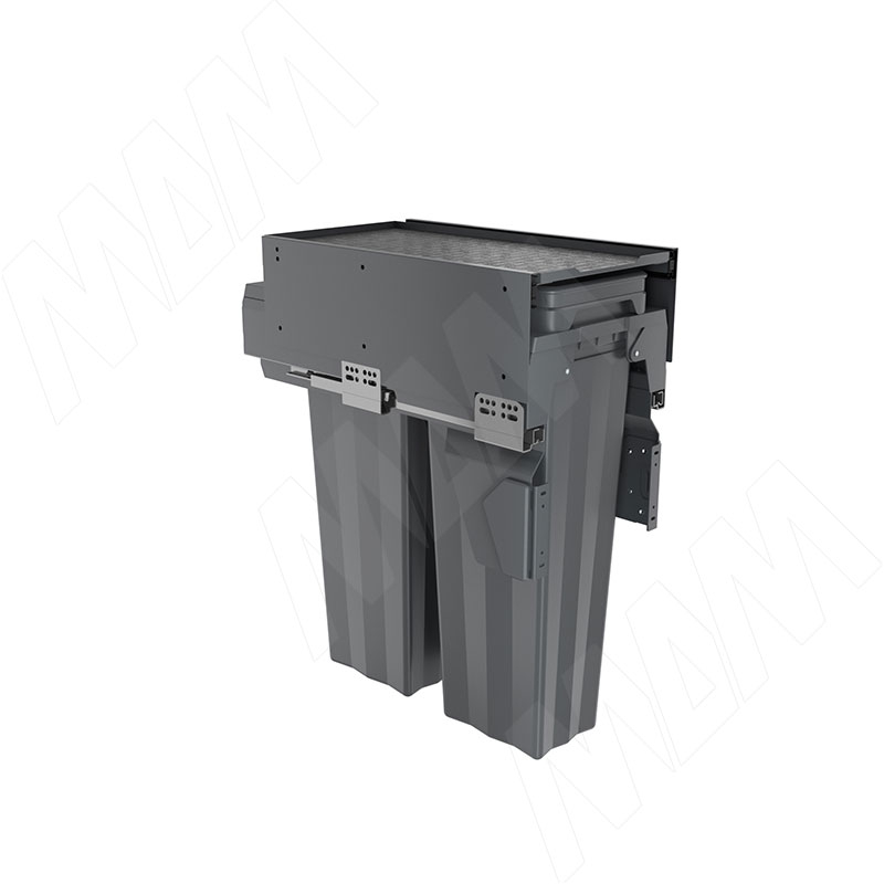 PROBOX MAX F30 Система сортировки и хранения, 2 емкости (2x16), креп. фасада, полн.выдв., плавн.закр., направл. графит (MBN302-32DGMAX)