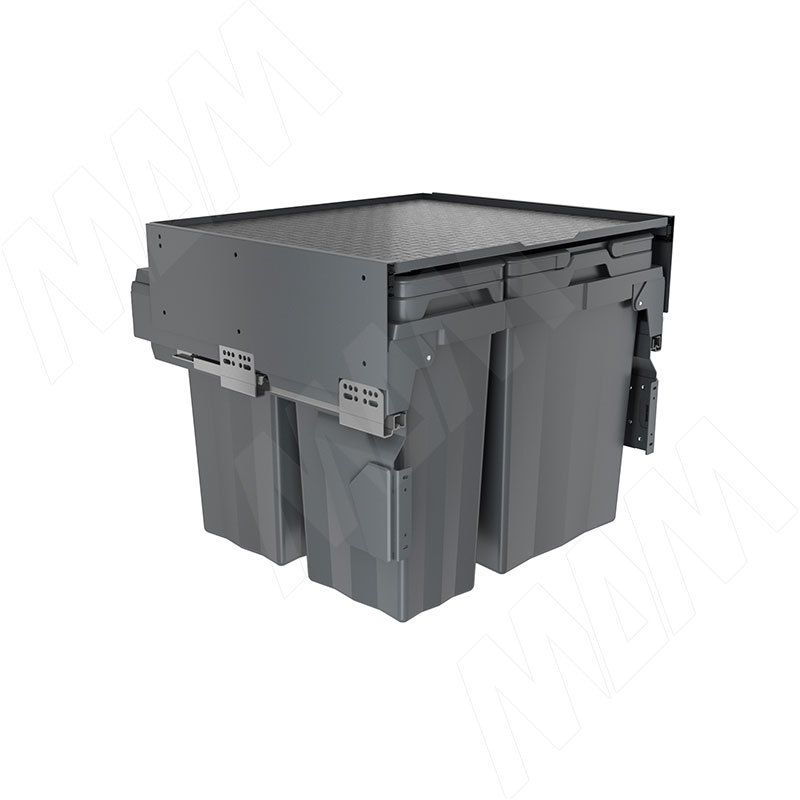 PROBOX MAX F60 Система сортировки и хранения, 4 емкости (2x13+2x24), креп. фасада, полн.выдв., плавн.закр., графит (MBN604-74DGMAX)