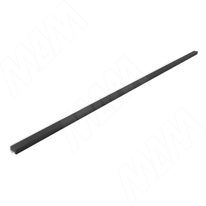 Профиль-ручка 416мм (L=1800мм) черный матовый (PH.RU10.1800.BL)