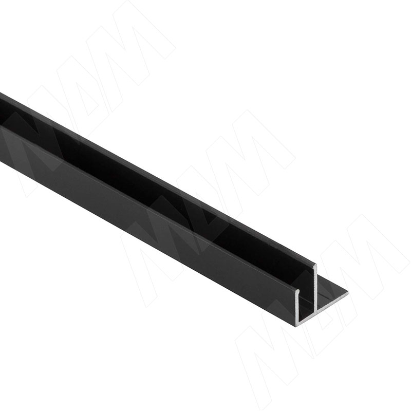 Профиль SM8, накладной, для ленты FLEX, черный, 16х8,5мм, L-3000 (LSP-SM8-ALU-3000-BL)