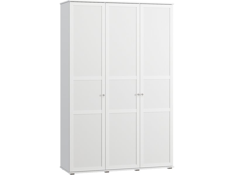 Распашной шкаф Амели 3-120x220 Белый
