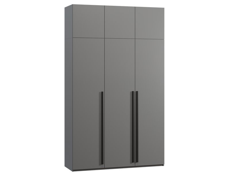 Распашной шкаф Кимбол 3.1-150x250 Графитовый/Черный