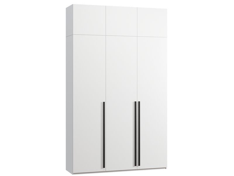 Распашной шкаф Кимбол 3.1-170x280 Белый/Черный