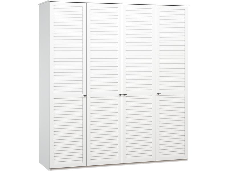Распашной шкаф Монмарт 4-200x240 Белый
