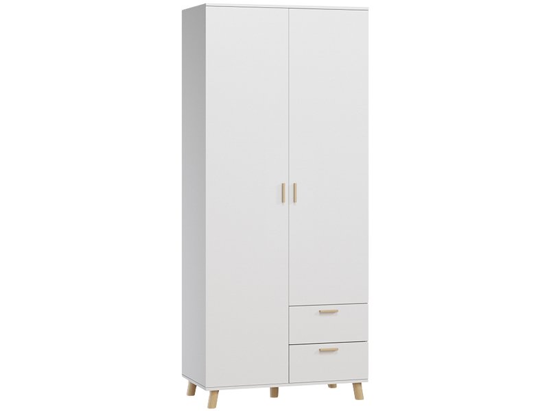 Распашной шкаф Пронто 2-90x210 Белый