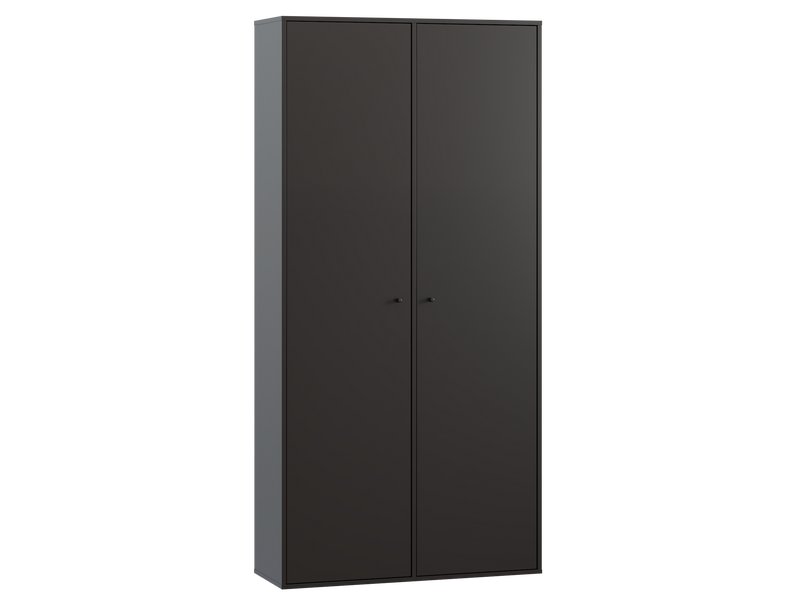 Распашной шкаф Сайрис 2-98x202 Черный