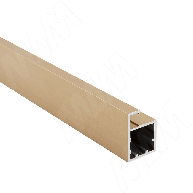 SECRET Профиль рамочный узкий, золото брашированное (анод), L-6000 (FP00736GLB)