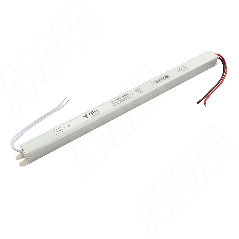 СЛИМ Блок питания AC-230/DC-24V, сверхтонкий, IP20, 60W, SLIM (PS24-IP20-SL-S-60W)