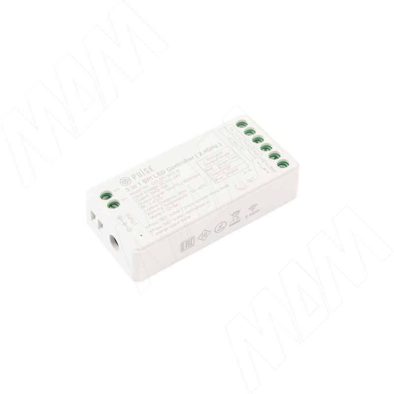 СМАРТ, Контроллер для лент SPI, 2.4 ГГц, SMART (CO-SPI-3IN1-R)