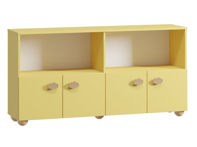 Стеллаж детский Тесси 146x75 Желтый