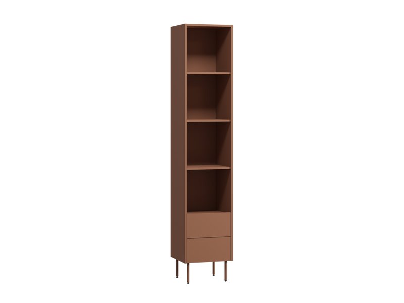 Стеллаж Дигарс 43x220 Терракотовый