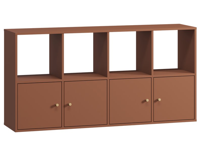 Стеллаж Кейн 1-149x75 Терракотовый