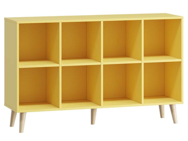 Стеллаж Талдом 129x80 Желтый
