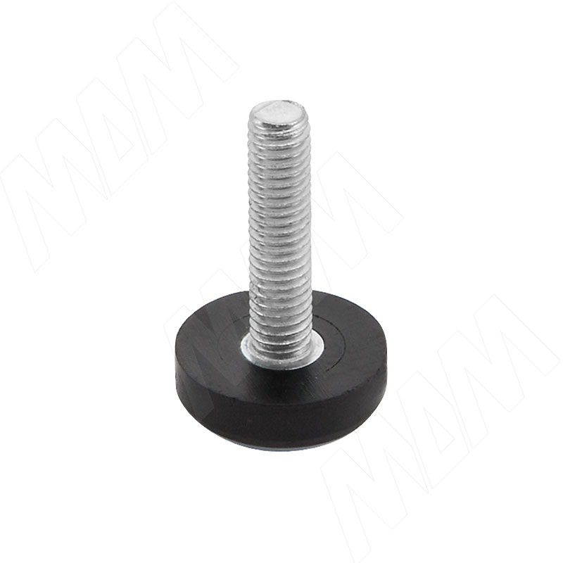 SuperGlide Ножка мебельная круглая D22мм, M8x25 мм (HR-T2208-25)