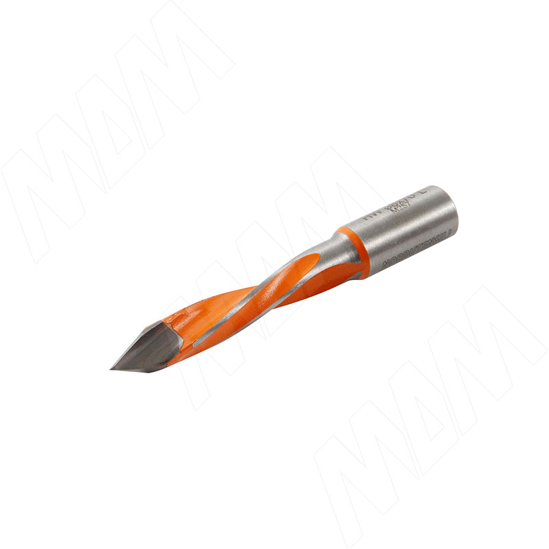 Сверло сквозное Nordutensili HM D=8мм, L=70мм, S=10x20, LH (02408007022)