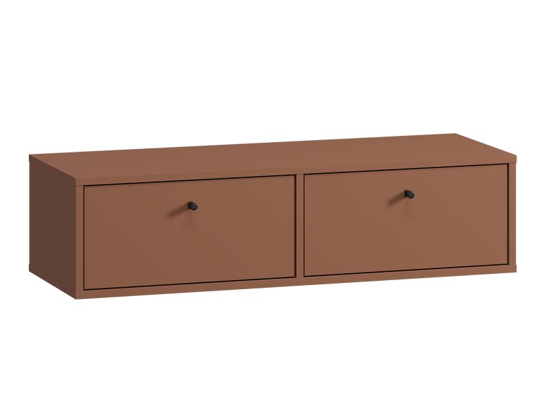 Тумба подвесная Сайрис 98x25 Терракотовый