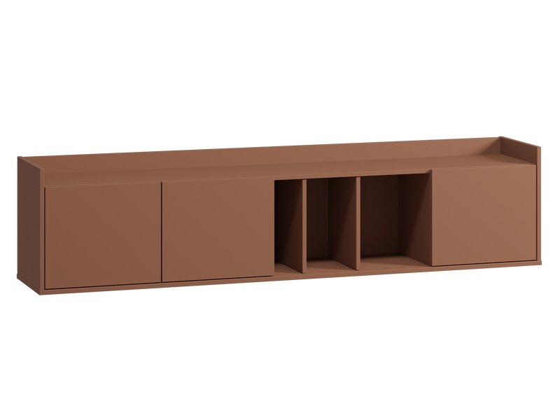 ТВ-тумба подвесная Воямполь 190x44 Терракотовый
