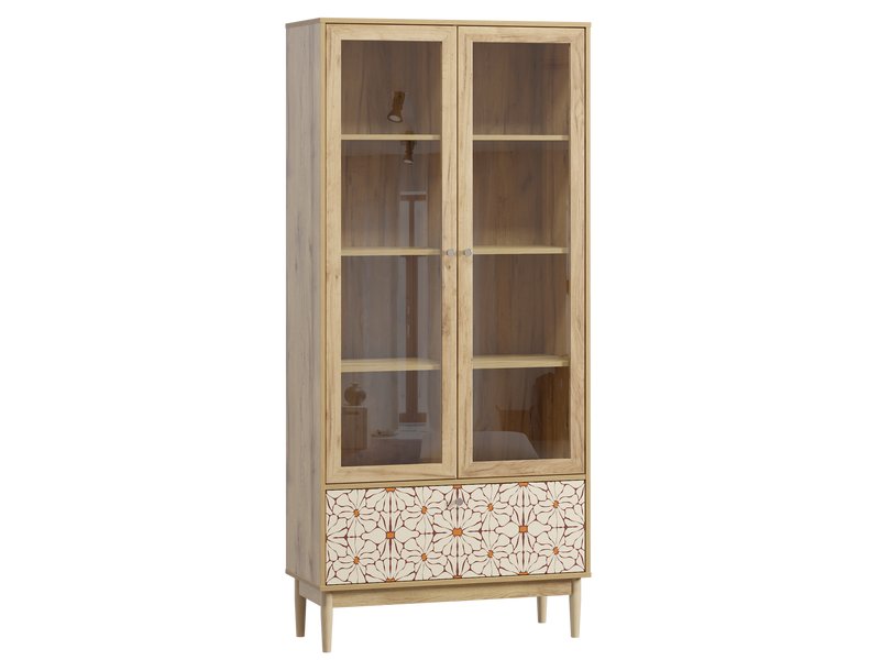 Витрина Тайрон 2-92x200 Флори ​